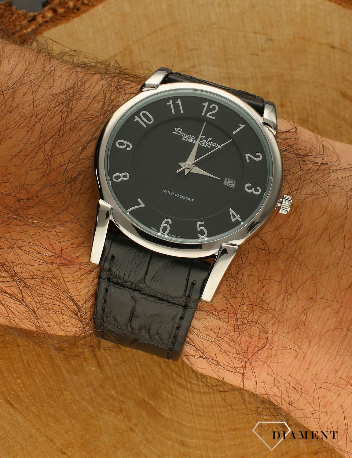 Zegarek męski Bruno Calvani BC2585 na czarnym pasku jpg.jpg